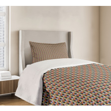 Squares and Trapezoids Bedspread Set