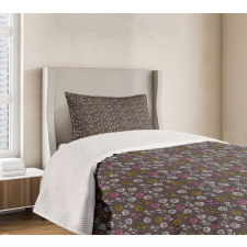 Autumn Pine Cone Bedspread Set