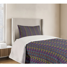 Folkloric Abstract Zigzags Bedspread Set