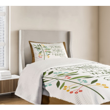 Mindfulness Flying Birds Bedspread Set