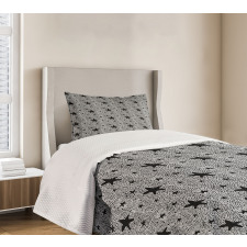 Creative Modern Stars Dots Bedspread Set