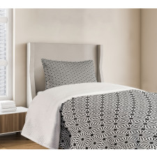 Fanning Round Stripes Bedspread Set