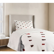 Gambling Club Minimalist Bedspread Set