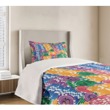 Casino Chips Luck Bedspread Set