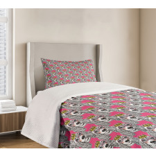 Doodle Puppy Bedspread Set