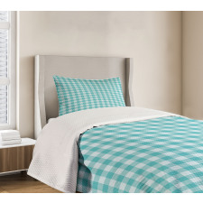 Soft Tones Checkered Bedspread Set