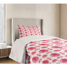 Big Anemone Petals Art Bedspread Set