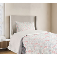 Pastel Flowers Bedspread Set