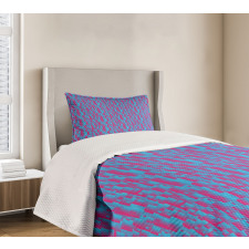 Modern Squares Bedspread Set