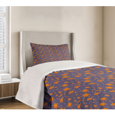 Flowers Thin Peduncles Bedspread Set