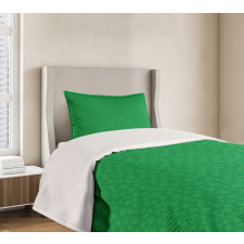 Irish Shamrock Leaves Bedspread Set