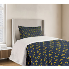 Simple Stars Crescents Bedspread Set