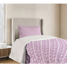 Floral Lavender Bloom Bedspread Set