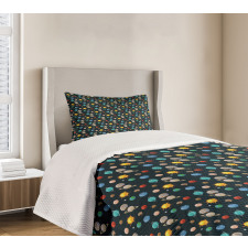 Planets Solar System Bedspread Set