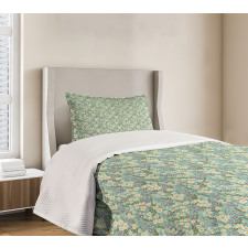 Romantic Meadow Flowers Art Bedspread Set