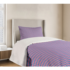 Eastern Traditional Grid Bedspread Set