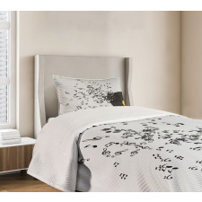 Flying Notes Album Dance Bedspread Set