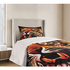 Hunter Forest King Tiger Bedspread Set