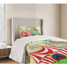 Clown Inflatable Ball Bedspread Set