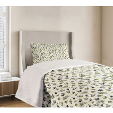 Leafy Iconic of Peace Bedspread Set