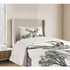 Village Mountain Fall Bedspread Set