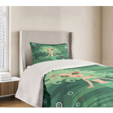 Starfish Sea Cartoon Bedspread Set