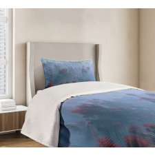 Autumn Trees in Mist Bedspread Set