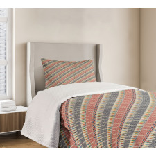 Folkloric Ornate Diagonal Bedspread Set