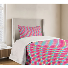 Fresh and Energetic Floral Bedspread Set