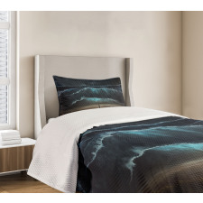 Gothic Wave Alone Woman Bedspread Set