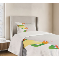 Frog Prince Reptiles Bedspread Set