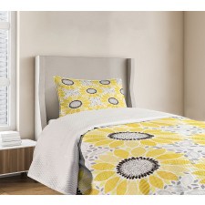 Sun Flower Nature Art Bedspread Set