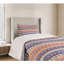 Mexican Inspired Lines Art Bedspread Set