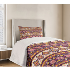 Triangles Vibrant Tone Art Bedspread Set