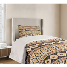 Mexican Lines and Triangles Bedspread Set