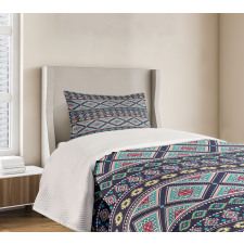 Folkloric Geometrical Art Bedspread Set