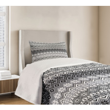 Nordic Snowflake Pattern Bedspread Set