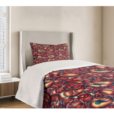 Modern Paisley Bedspread Set