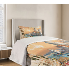 Historical Venice City Bedspread Set