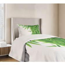 Modern Bamboos Stems Bedspread Set