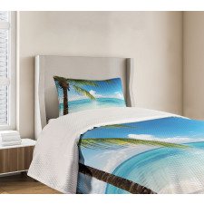 Exotic Beach Shoreline Bedspread Set