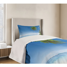 Ocean Summer Palms Bedspread Set