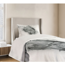 Smoky Skull Grungy Art Bedspread Set