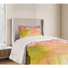 Sakura Floral Beauty Bedspread Set