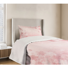 Cherry Blossom Floral Art Bedspread Set