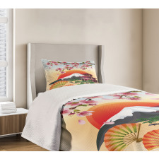 Building Sakura Sunrise Bedspread Set