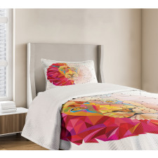 Lion Head Bedspread Set