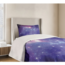 Milky Way Galaxy Stars Bedspread Set