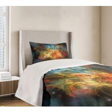 Outer Space Universe Bedspread Set