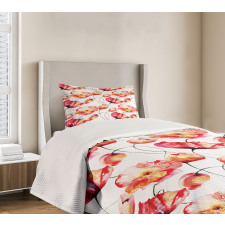 Poppy Tulip Flora Bedspread Set